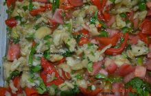 közlenmiş patlıcan salatası