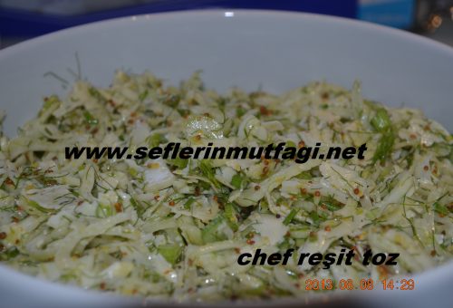 çiğ enginar salatası